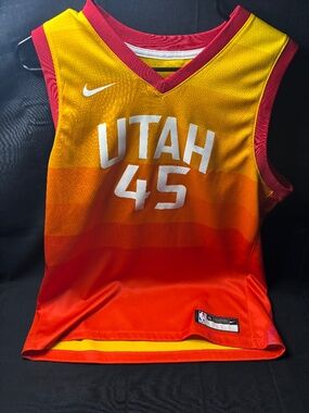 Nike NBA Swingman Donovan Mitchell #45 Utah Jazz "sunset" Jersey XL